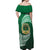 Tonga Saineha High School Off Shoulder Maxi Dress Traditional Ngatu and Polynesian Pattern LT03 - Polynesian Pride