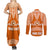 Tonga Tailulu College Couples Matching Summer Maxi Dress and Long Sleeve Button Shirt Traditional Ngatu and Polynesian Pattern LT03 - Polynesian Pride