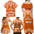 Tonga Tailulu College Family Matching Off Shoulder Maxi Dress and Hawaiian Shirt Traditional Ngatu and Polynesian Pattern LT03 - Polynesian Pride