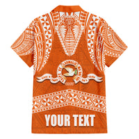 Tonga Tailulu College Family Matching Short Sleeve Bodycon Dress and Hawaiian Shirt Traditional Ngatu and Polynesian Pattern LT03 - Polynesian Pride