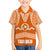 Tonga Tailulu College Family Matching Short Sleeve Bodycon Dress and Hawaiian Shirt Traditional Ngatu and Polynesian Pattern LT03 Son's Shirt Orange - Polynesian Pride