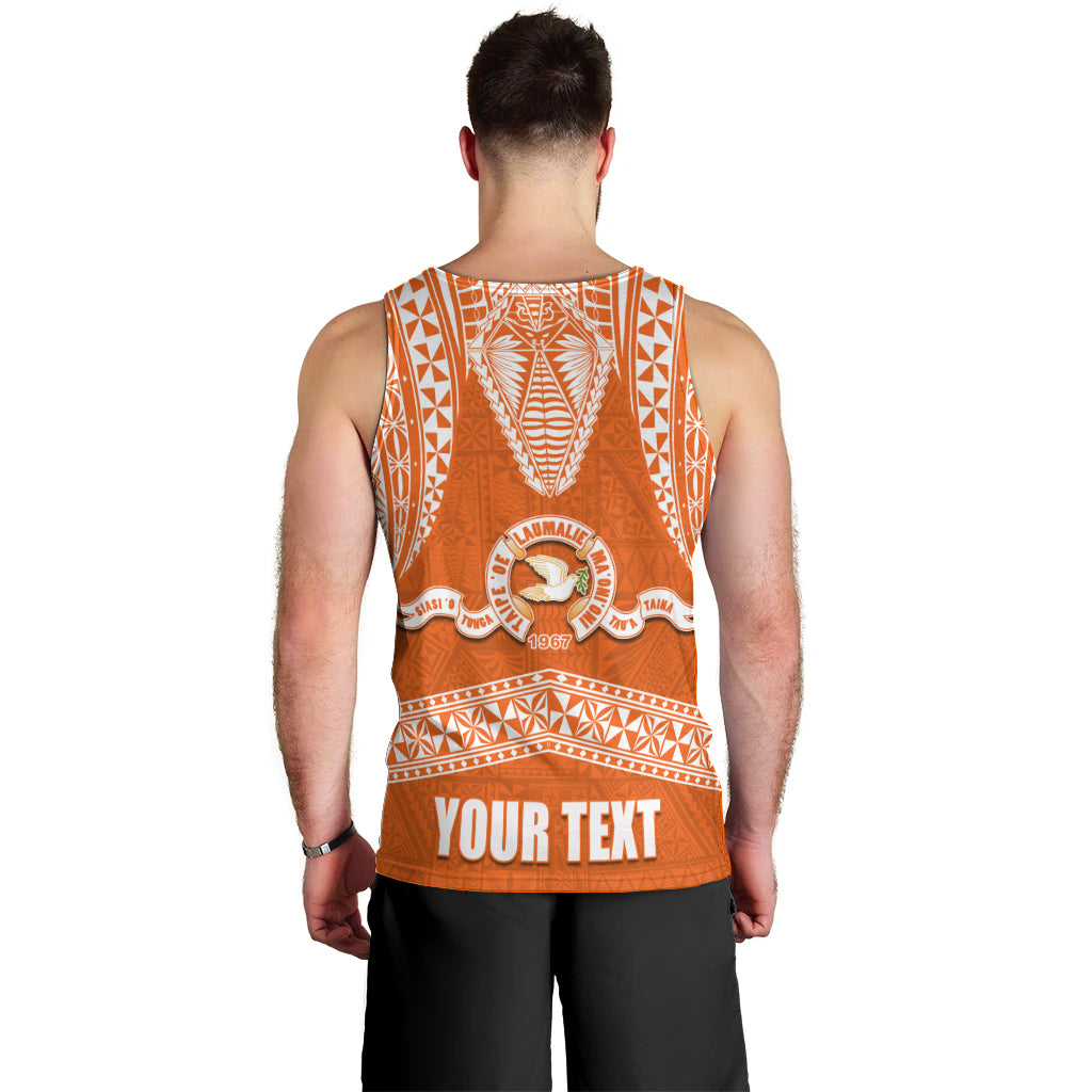 Tonga Tailulu College Men Tank Top Traditional Ngatu and Polynesian Pattern LT03 - Polynesian Pride
