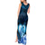 Dolphin Couple Love Story Valentine Day Tank Maxi Dress With Polynesian Tribal Tattoo Blue Style LT03 - Polynesian Pride