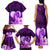 Dolphin Couple Love Story Valentine Day Family Matching Tank Maxi Dress and Hawaiian Shirt With Polynesian Tribal Tattoo Purple Style LT03 - Polynesian Pride