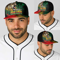 Aotearoa One Love Baseball Net Cap Reggae Lion with Kakahu Huruhuru LT03 - Polynesian Pride