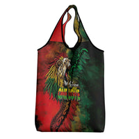 Aotearoa One Love Grocery Bag Reggae Lion with Kakahu Huruhuru LT03 - Polynesian Pride