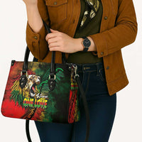 Aotearoa One Love Leather Bag Reggae Lion with Kakahu Huruhuru LT03 - Polynesian Pride