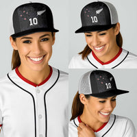 Custom Aotearoa Rugby Baseball Net Cap Fern Blacks-Traditional Maori Motifs Design LT03 - Polynesian Pride