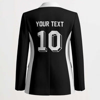 Custom Aotearoa Rugby Blazer Fern Blacks-Traditional Maori Motifs Design LT03 - Polynesian Pride