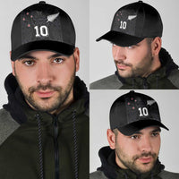 Custom Aotearoa Rugby Classic Cap Fern Blacks-Traditional Maori Motifs Design