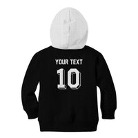 Custom Aotearoa Rugby Kid Hoodie Fern Blacks-Traditional Maori Motifs Design LT03 - Polynesian Pride