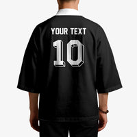 Custom Aotearoa Rugby Kimono Fern Blacks-Traditional Maori Motifs Design LT03 - Polynesian Pride