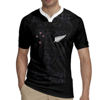 Custom Aotearoa Rugby Rugby Jersey Fern Blacks-Traditional Maori Motifs Design LT03 - Polynesian Pride