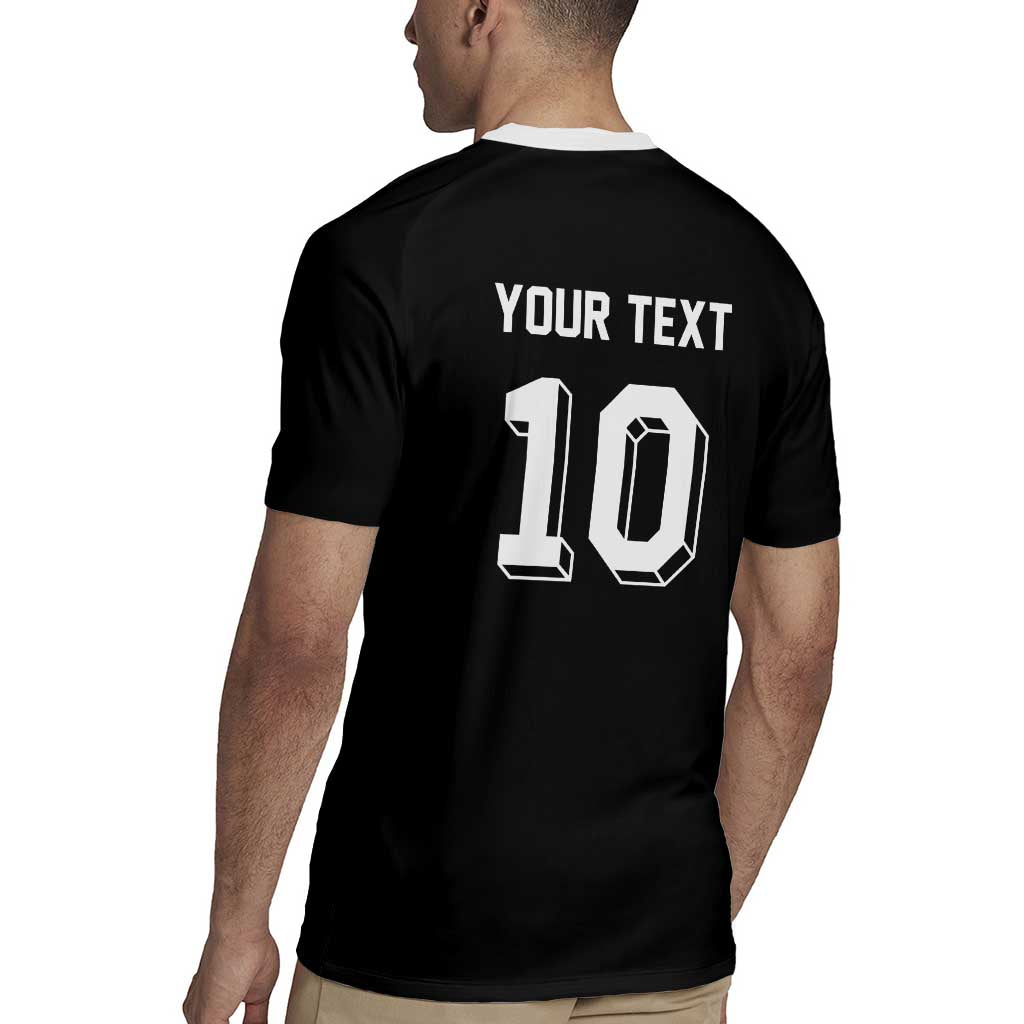 Custom Aotearoa Rugby Rugby Jersey Fern Blacks-Traditional Maori Motifs Design LT03 - Polynesian Pride