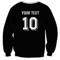 Custom Aotearoa Rugby Sweatshirt Fern Blacks-Traditional Maori Motifs Design