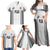 Fiji Rugby Warriors Family Matching Off Shoulder Maxi Dress and Hawaiian Shirt Masi Tribal Pattern Go Champion 2024