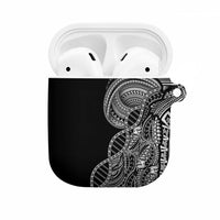 Samoan DNA Art Tattoo AirPods Case Polynesian Pattern Black Color LT03 Black - Polynesian Pride