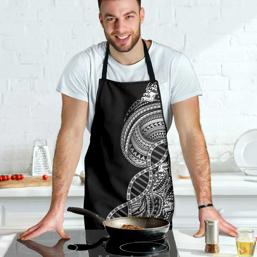 Samoan DNA Art Tattoo Apron Polynesian Pattern Black Color LT03 - Polynesian Pride