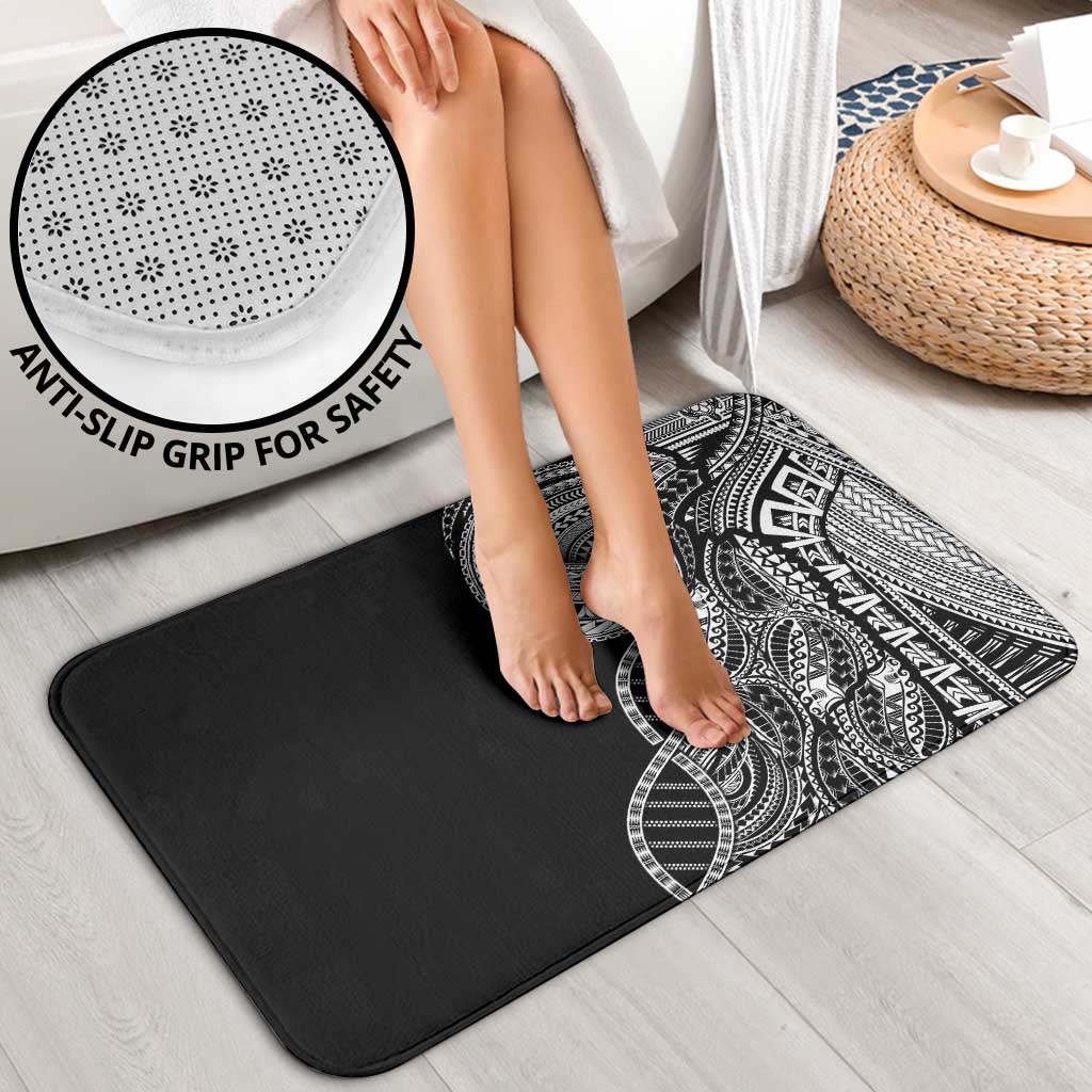 Samoan DNA Art Tattoo Bathroom Set Polynesian Pattern Black Color LT03 - Polynesian Pride