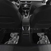 Samoan DNA Art Tattoo Car Mats Polynesian Pattern Black Color LT03 Set 2pcs - Back Black - Polynesian Pride