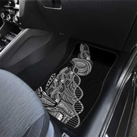 Samoan DNA Art Tattoo Car Mats Polynesian Pattern Black Color LT03 - Polynesian Pride