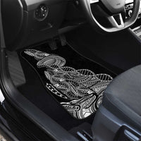 Samoan DNA Art Tattoo Car Mats Polynesian Pattern Black Color LT03 - Polynesian Pride
