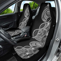 Samoan DNA Art Tattoo Car Seat Cover Polynesian Pattern Black Color LT03 - Polynesian Pride