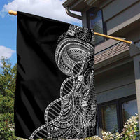 Samoan DNA Art Tattoo Garden Flag Polynesian Pattern Black Color LT03 - Polynesian Pride