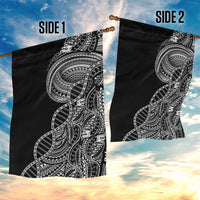 Samoan DNA Art Tattoo Garden Flag Polynesian Pattern Black Color LT03 - Polynesian Pride