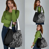 Samoan DNA Art Tattoo Grocery Bag Polynesian Pattern Black Color LT03 - Polynesian Pride