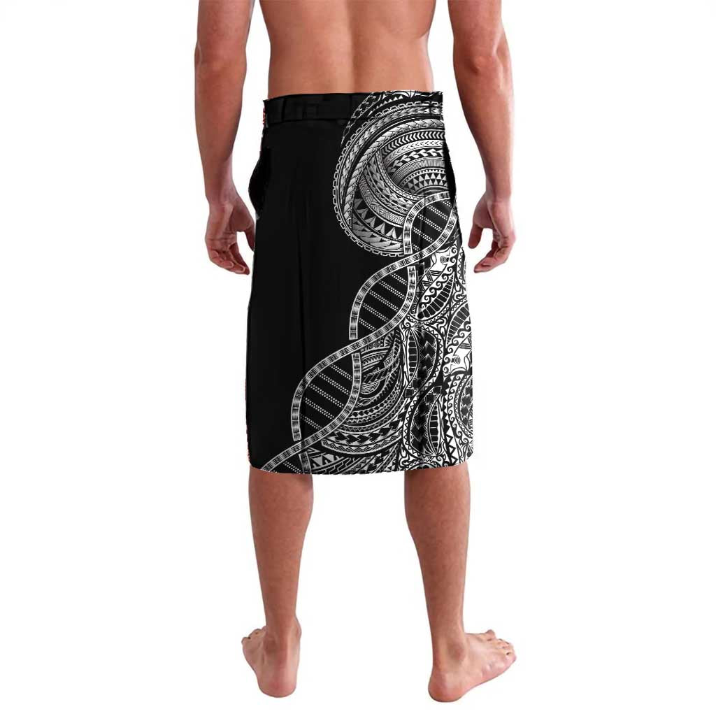 Samoan DNA Art Tattoo Lavalava Polynesian Pattern Black Color LT03 - Polynesian Pride