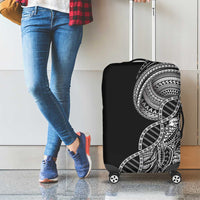 Samoan DNA Art Tattoo Luggage Cover Polynesian Pattern Black Color LT03 - Polynesian Pride