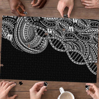 Samoan DNA Art Tattoo Puzzle Polynesian Pattern Black Color LT03 - Polynesian Pride
