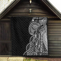 Samoan DNA Art Tattoo Quilt Polynesian Pattern Black Color LT03 - Polynesian Pride