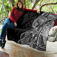Samoan DNA Art Tattoo Quilt Polynesian Pattern Black Color LT03 - Polynesian Pride
