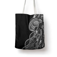 Samoan DNA Art Tattoo Tote Bag Polynesian Pattern Black Color LT03 - Polynesian Pride