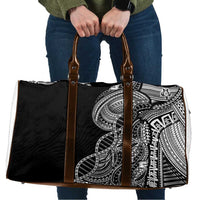 Samoan DNA Art Tattoo Travel Bag Polynesian Pattern Black Color LT03 Black - Polynesian Pride