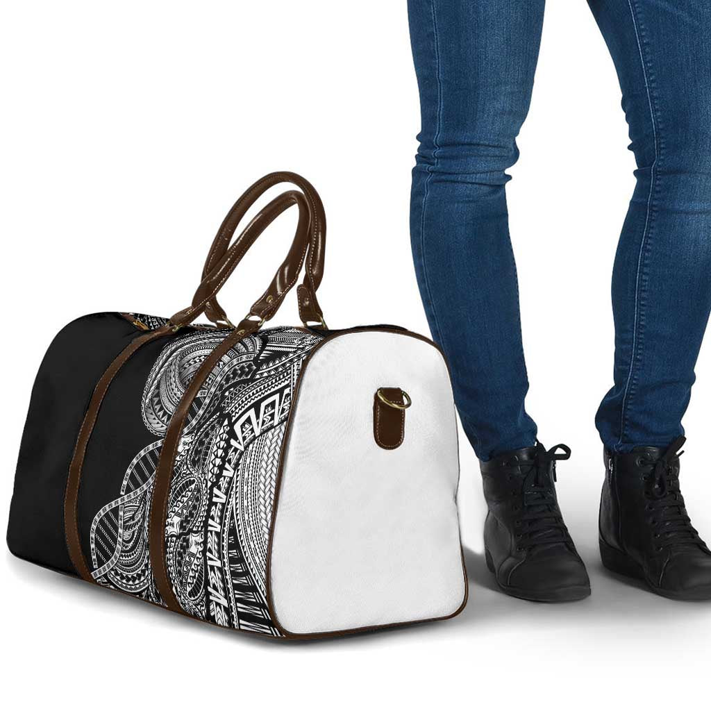 Samoan DNA Art Tattoo Travel Bag Polynesian Pattern Black Color LT03 - Polynesian Pride