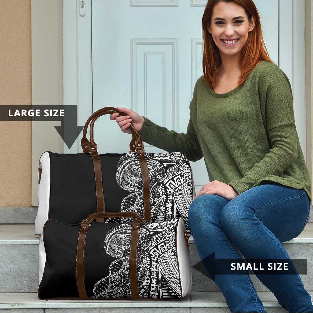 Samoan DNA Art Tattoo Travel Bag Polynesian Pattern Black Color LT03 - Polynesian Pride