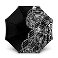 Samoan DNA Art Tattoo Umbrella Polynesian Pattern Black Color LT03 One Size Folded 11.42 inch Opened Diameter 37.4 inch Black - Polynesian Pride