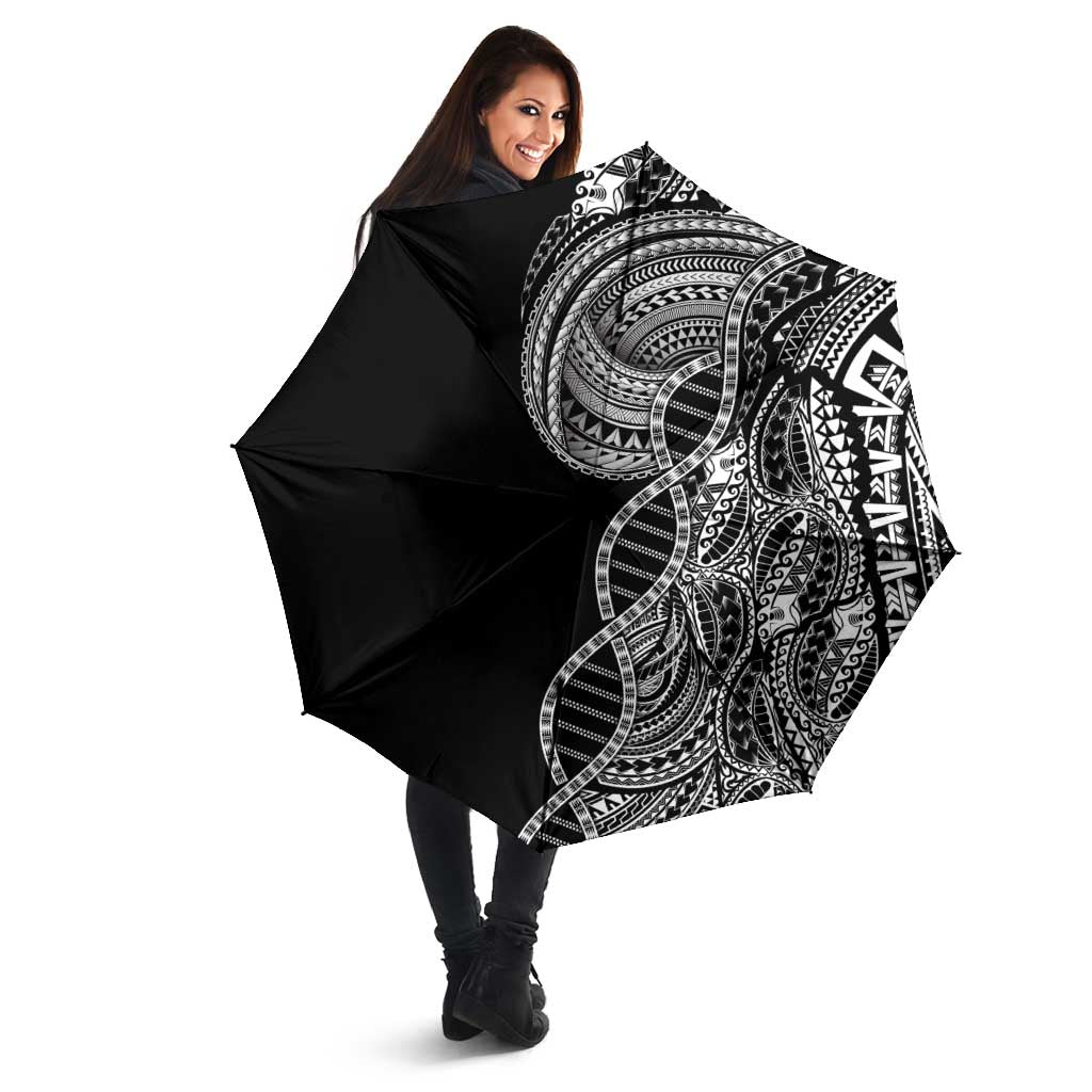Samoan DNA Art Tattoo Umbrella Polynesian Pattern Black Color LT03 - Polynesian Pride