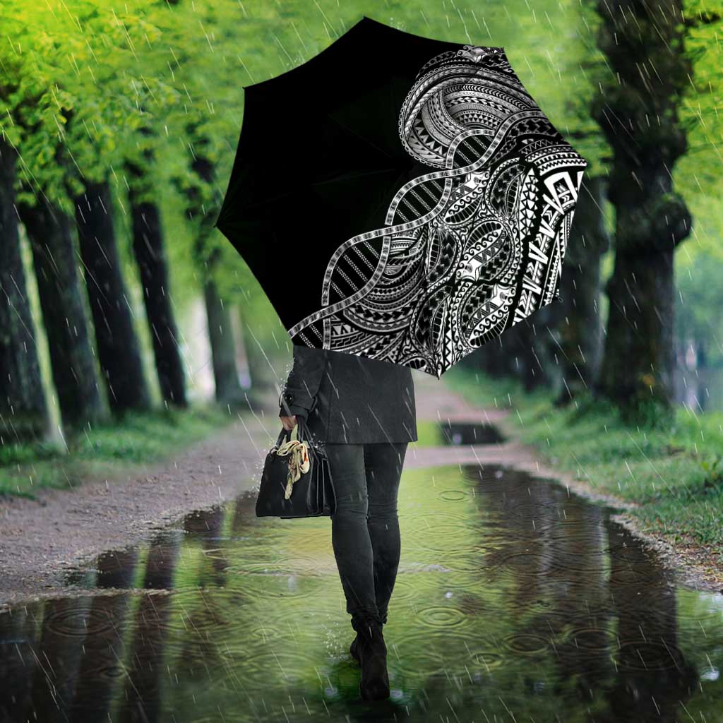 Samoan DNA Art Tattoo Umbrella Polynesian Pattern Black Color LT03 - Polynesian Pride