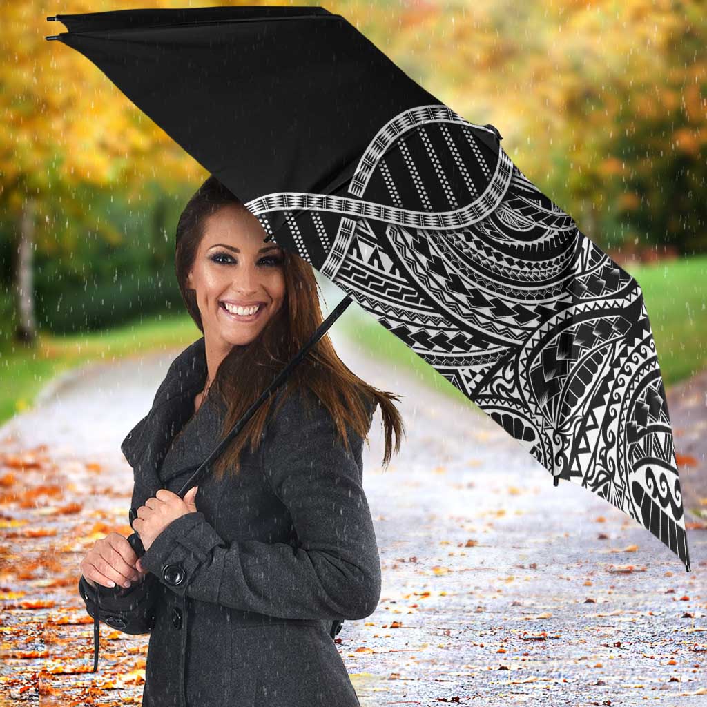 Samoan DNA Art Tattoo Umbrella Polynesian Pattern Black Color LT03 - Polynesian Pride