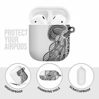 Samoan DNA Art Tattoo AirPods Case Polynesian Pattern White Color LT03 - Polynesian Pride