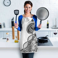 Samoan DNA Art Tattoo Apron Polynesian Pattern White Color LT03 - Polynesian Pride