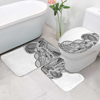 Samoan DNA Art Tattoo Bathroom Set Polynesian Pattern White Color LT03 - Polynesian Pride