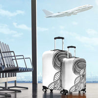 Samoan DNA Art Tattoo Luggage Cover Polynesian Pattern White Color LT03 - Polynesian Pride