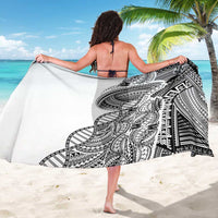 Samoan DNA Art Tattoo Sarong Polynesian Pattern White Color LT03 - Polynesian Pride