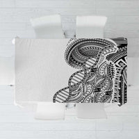 Samoan DNA Art Tattoo Tablecloth Polynesian Pattern White Color LT03 White - Polynesian Pride