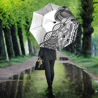 Samoan DNA Art Tattoo Umbrella Polynesian Pattern White Color LT03 - Polynesian Pride